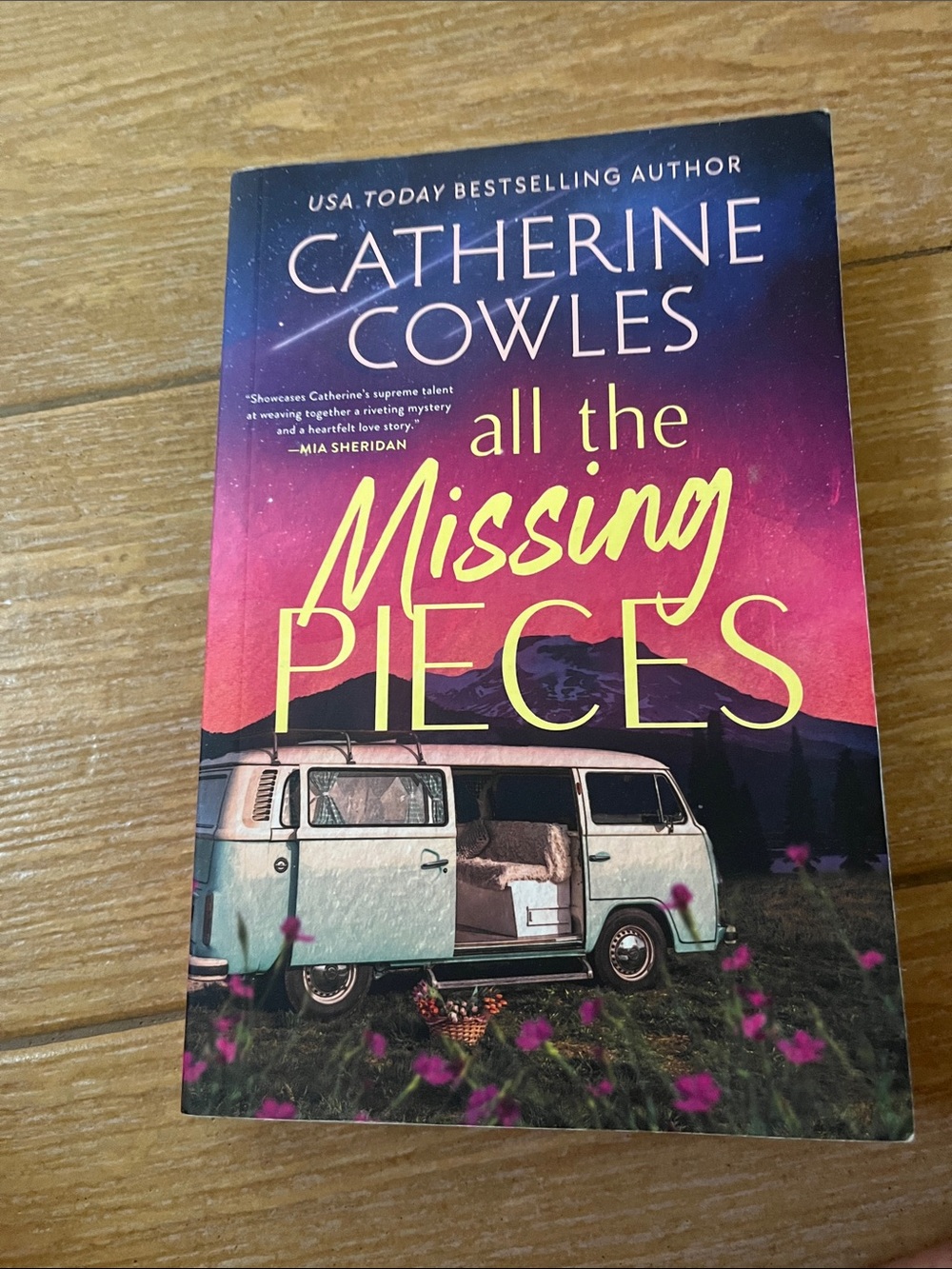 Catherine Cowles "All the Missing Pieces" - Pink & Purple Cover